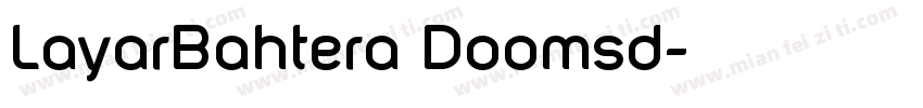 LayarBahtera Doomsd字体转换
